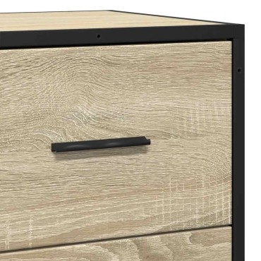 vidaXL Συρταριέρα Sonoma Δρυς 68x35x76cm Επεξεργασμένο Ξύλο 1 τεμ.