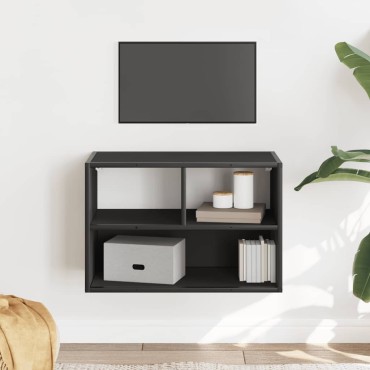 vidaXL Έπιπλο Τηλεόρασης Μαύρο 60x31x39,5cm Επεξεργ. Ξύλο / Μέταλλο