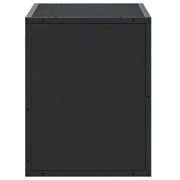 vidaXL Έπιπλο Τηλεόρασης Μαύρο 60x31x39,5cm Επεξεργ. Ξύλο / Μέταλλο