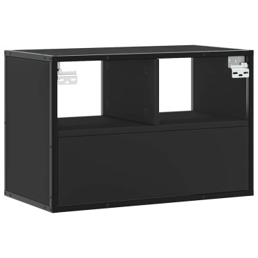 vidaXL Έπιπλο Τηλεόρασης Μαύρο 60x31x39,5cm Επεξεργ. Ξύλο / Μέταλλο