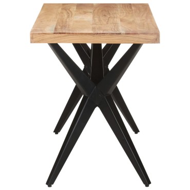 vidaXL Τραπεζαρία 120x60x76cm από Μασίφ Ξύλο Ακακίας 1 τεμ.