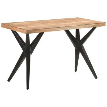 vidaXL Τραπεζαρία 120x60x76cm από Μασίφ Ξύλο Ακακίας 1 τεμ.