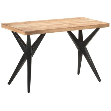 vidaXL Τραπεζαρία 120x60x76cm από Μασίφ Ξύλο Ακακίας 1 τεμ.
