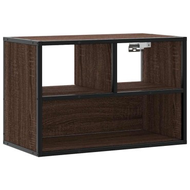vidaXL Έπιπλο Τηλεόρασης Καφέ Δρυς 60x31x39,5cm Επεξεργασμένο Ξύλο