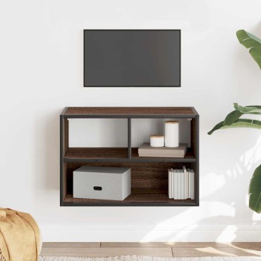 vidaXL Έπιπλο Τηλεόρασης Καφέ Δρυς 60x31x39,5cm Επεξεργασμένο Ξύλο