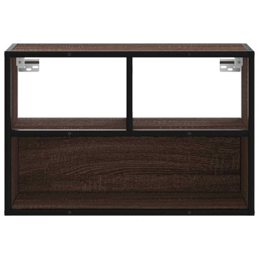 vidaXL Έπιπλο Τηλεόρασης Καφέ Δρυς 60x31x39,5cm Επεξεργασμένο Ξύλο
