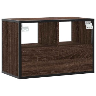 vidaXL Έπιπλο Τηλεόρασης Καφέ Δρυς 60x31x39,5cm Επεξεργασμένο Ξύλο