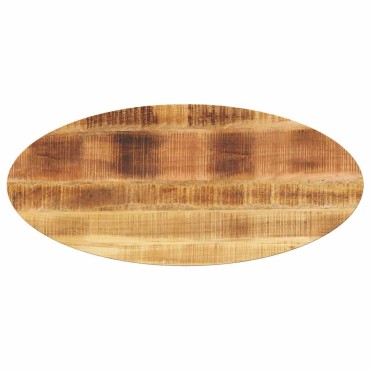 vidaXL Επιφάνεια Τραπεζιού Οβάλ 110x40x3,8cm Μασίφ Ξύλο Μάνγκο 1 τεμ.