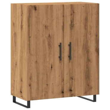 vidaXL Ντουλάπι τεχνίτης Δρυς 69,5x34x90cm Επεξεργασμένο Ξύλο 1 τεμ.