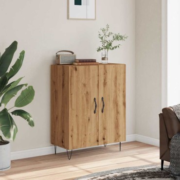 vidaXL Ντουλάπι τεχνίτης Δρυς 69,5x34x90cm Επεξεργασμένο Ξύλο 1 τεμ.