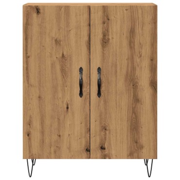 vidaXL Ντουλάπι τεχνίτης Δρυς 69,5x34x90cm Επεξεργασμένο Ξύλο 1 τεμ.