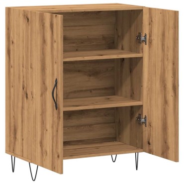 vidaXL Ντουλάπι τεχνίτης Δρυς 69,5x34x90cm Επεξεργασμένο Ξύλο 1 τεμ.
