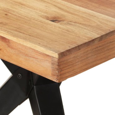 vidaXL Τραπεζαρία 200x90x76cm από Μασίφ Ξύλο Ακακίας 1 τεμ.