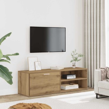 vidaXL Έπιπλο Τηλεόρασης Τεχνίτης Δρυς 120x34x37cm Επεξ. Ξύλο