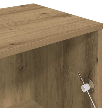 vidaXL Έπιπλο Τηλεόρασης Τεχνίτης Δρυς 120x34x37cm Επεξ. Ξύλο