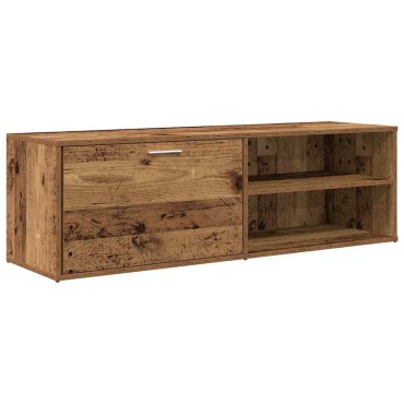 vidaXL Έπιπλο Τηλεόρασης Παλιό Ξύλο 120x34x37cm από Μοριοσανίδα
