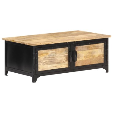 vidaXL Τραπεζάκι Σαλονιού 90x50x35cm από Μασίφ Ξύλο Μάνγκο 1 τεμ.