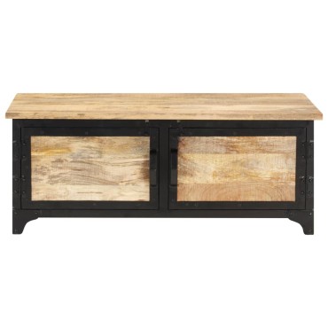 vidaXL Τραπεζάκι Σαλονιού 90x50x35cm από Μασίφ Ξύλο Μάνγκο 1 τεμ.