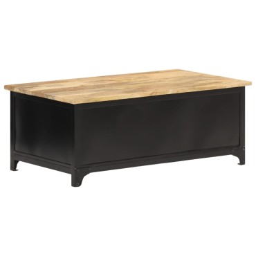 vidaXL Τραπεζάκι Σαλονιού 90x50x35cm από Μασίφ Ξύλο Μάνγκο 1 τεμ.