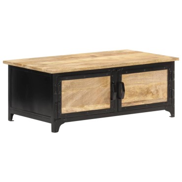 vidaXL Τραπεζάκι Σαλονιού 90x50x35cm από Μασίφ Ξύλο Μάνγκο 1 τεμ.