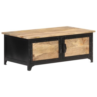 vidaXL Τραπεζάκι Σαλονιού 90x50x35cm από Μασίφ Ξύλο Μάνγκο 1 τεμ.