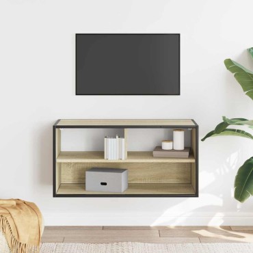 vidaXL Έπιπλο Τηλεόρασης Sonoma Δρυς 80x31x39,5cm Επεξ. Ξύλο
