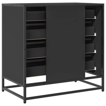vidaXL Συρταριέρα Μαύρη 70x41x70cm από Επεξεργασμένο Ξύλο 1 τεμ.