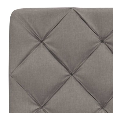 vidaXL Μαξιλάρι για Κεφαλάρι Taupe Υφασμάτινο 92x6x48cm 1 τεμ.