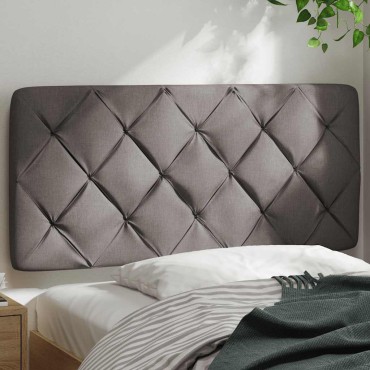vidaXL Μαξιλάρι για Κεφαλάρι Taupe Υφασμάτινο 102x6x48cm 1 τεμ.