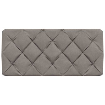 vidaXL Μαξιλάρι για Κεφαλάρι Taupe Υφασμάτινο 102x6x48cm 1 τεμ.