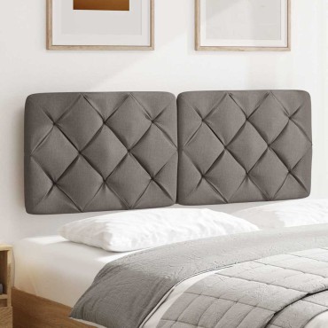 vidaXL Μαξιλάρι για Κεφαλάρι Taupe Υφασμάτινο 122x6x48cm 1 τεμ.