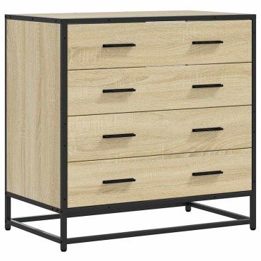 vidaXL Συρταριέρα Sonoma Δρυς 70x41x70cm από Επεξεργασμένο Ξύλο 1 τεμ.