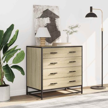vidaXL Συρταριέρα Sonoma Δρυς 70x41x70cm από Επεξεργασμένο Ξύλο 1 τεμ.