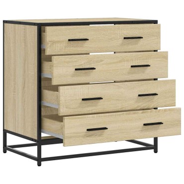 vidaXL Συρταριέρα Sonoma Δρυς 70x41x70cm από Επεξεργασμένο Ξύλο 1 τεμ.