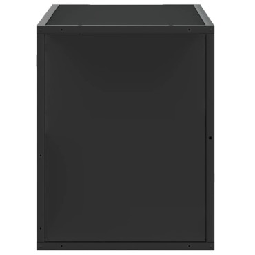 vidaXL Έπιπλο Τηλεόρασης Μαύρο 80x31x39,5cm Επεξεργ. Ξύλο / Μέταλλο
