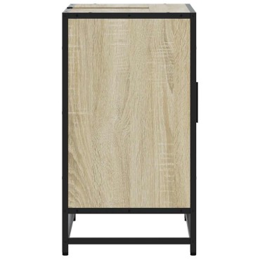 vidaXL Ντουλάπι Νιπτήρα Μπάνιου Sonoma Δρυς 65x33x60cm Επεξ. Ξύλο 1 τεμ.