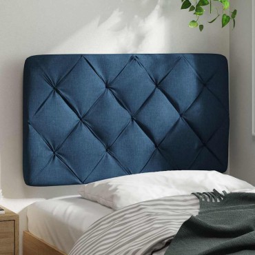 vidaXL Μαξιλάρι για Κεφαλάρι Μπλε Υφασμάτινο 92x6x48cm 1 τεμ.