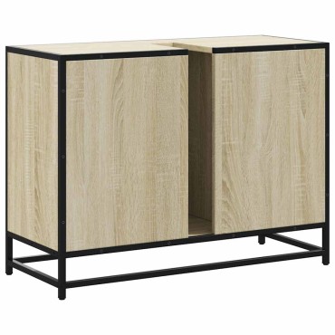 vidaXL Ντουλάπι Μπάνιου Νιπτήρα Sonoma Δρυς 80x33x60cm Επεξ. Ξύλο