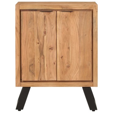 vidaXL Ντουλάπι με 2 Πόρτες 55x36x72cm από Μασίφ Ξύλο Ακακίας 1 τεμ.