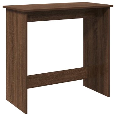 vidaXL Γραφείο Καφέ Δρυς 80x40x75cm από Επεξεργασμένο Ξύλο 1 τεμ.