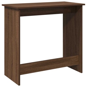 vidaXL Γραφείο Καφέ Δρυς 80x40x75cm από Επεξεργασμένο Ξύλο 1 τεμ.