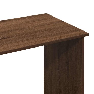 vidaXL Γραφείο Καφέ Δρυς 80x40x75cm από Επεξεργασμένο Ξύλο 1 τεμ.