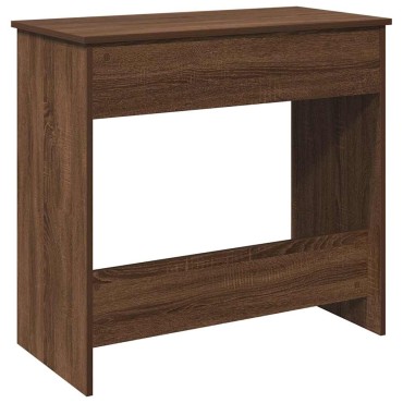 vidaXL Γραφείο Καφέ Δρυς 80x40x75cm από Επεξεργασμένο Ξύλο 1 τεμ.