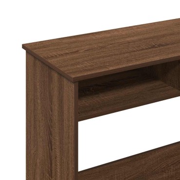 vidaXL Γραφείο Καφέ Δρυς 80x40x75cm από Επεξεργασμένο Ξύλο 1 τεμ.