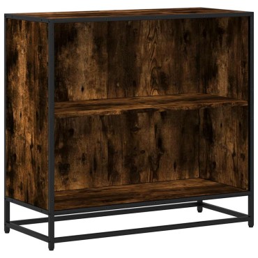 vidaXL Βιβλιοθήκη Καπνιστή Δρυς 80,5x35x76cm από Επεξεργασμένο Ξύλο 1 τεμ.