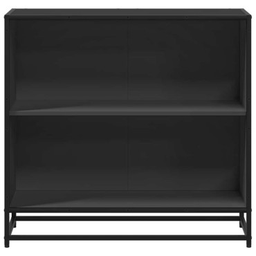 vidaXL Βιβλιοθήκη Μαύρη 80,5x35x76cm από Επεξεργασμένο Ξύλο 1 τεμ.