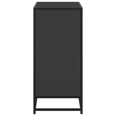 vidaXL Βιβλιοθήκη Μαύρη 80,5x35x76cm από Επεξεργασμένο Ξύλο 1 τεμ.