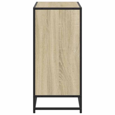 vidaXL Βιβλιοθήκη Χρώμα Sonoma Δρυς 80,5x35x76cm Επεξεργασμένο Ξύλο 1 τεμ.