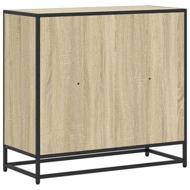 vidaXL Βιβλιοθήκη Χρώμα Sonoma Δρυς 80,5x35x76cm Επεξεργασμένο Ξύλο 1 τεμ.