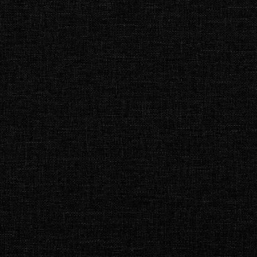 vidaXL Οθωμανικό κρεβάτι με στρώμα Μαύρο 80x200cm Ύφασμα